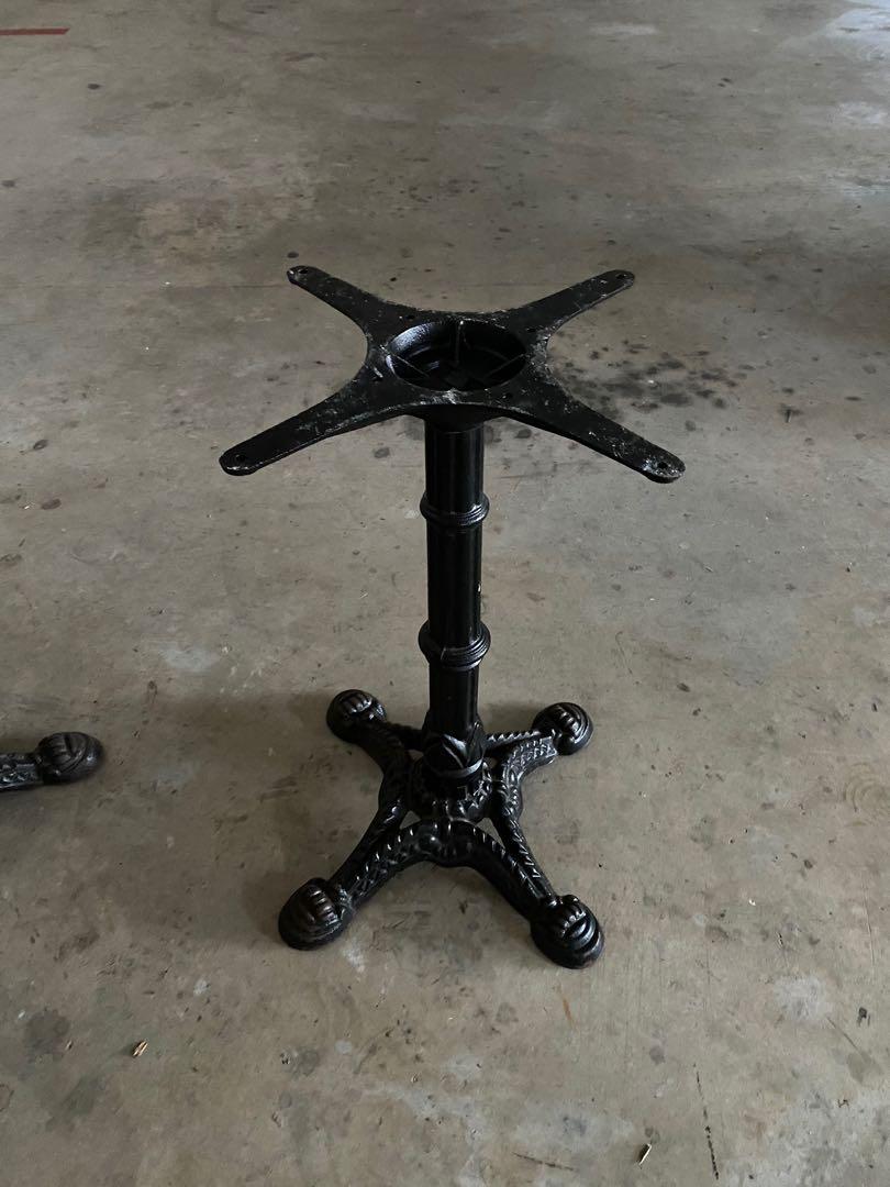 Cast Iron Dining Table Leg Base, Furniture & Home Living, Furniture