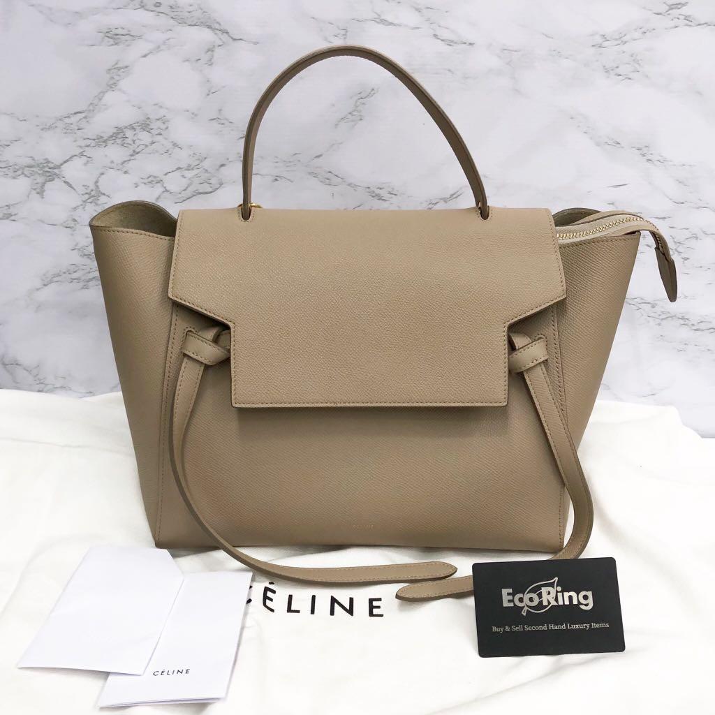 Celine micro belt bag in grey, Women's Fashion, Bags & Wallets, Cross-body  Bags on Carousell