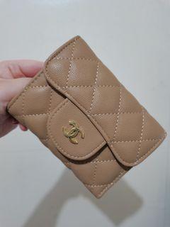Chanel beige wallet