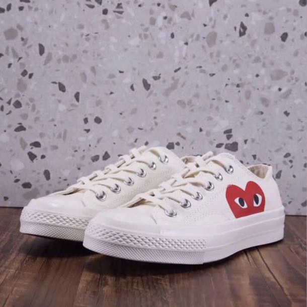 White converse clearance x cdg