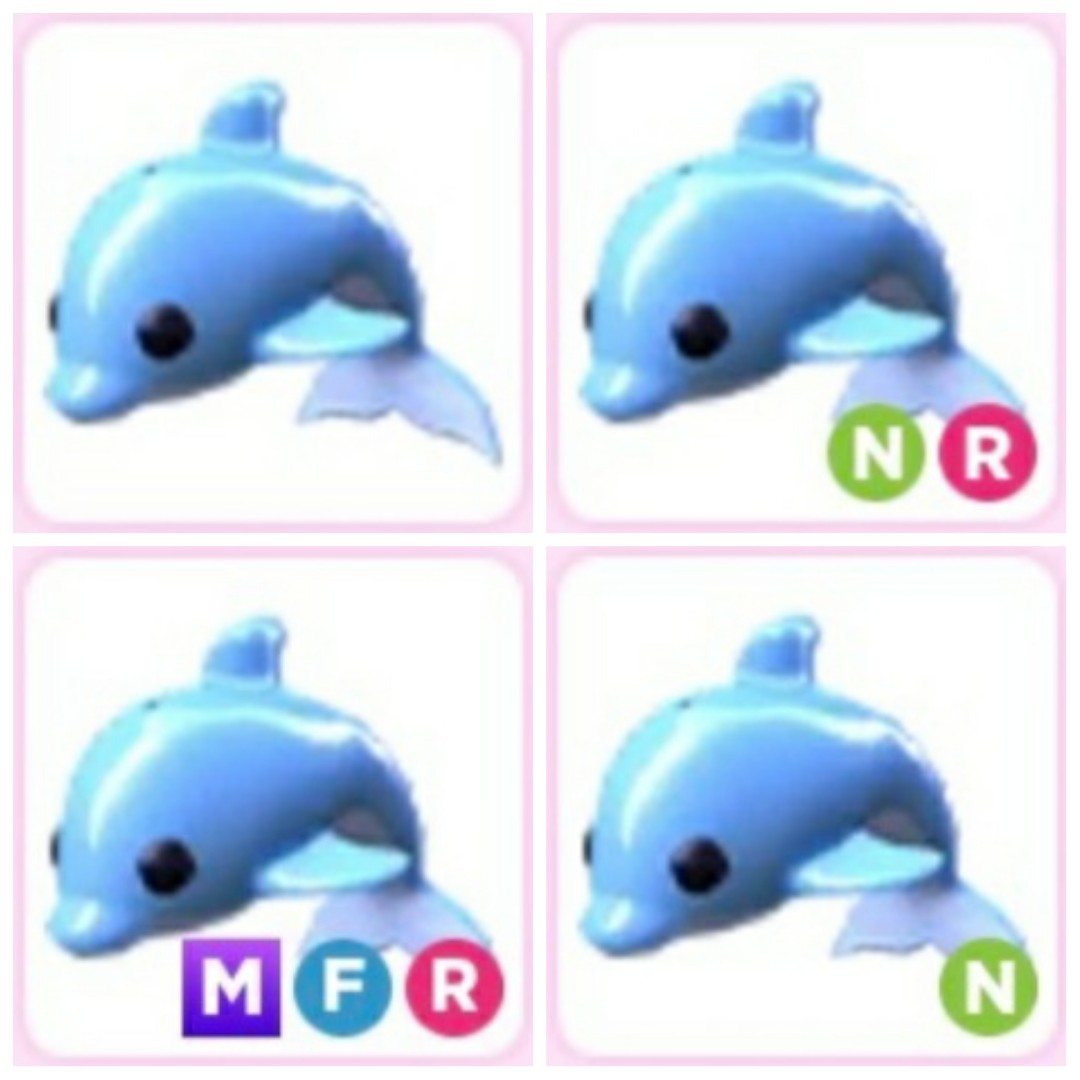 Dolphin Adopt me pet Roblox, Video Gaming, Gaming Accessories, Game
