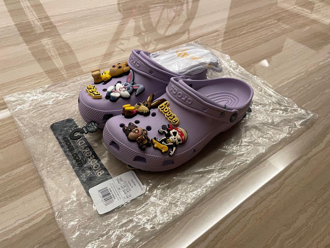 crocs × drew house ジビッツ付き M7/W9サイズ クロックス 可愛い