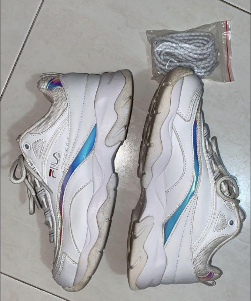Fila ray prism white sale