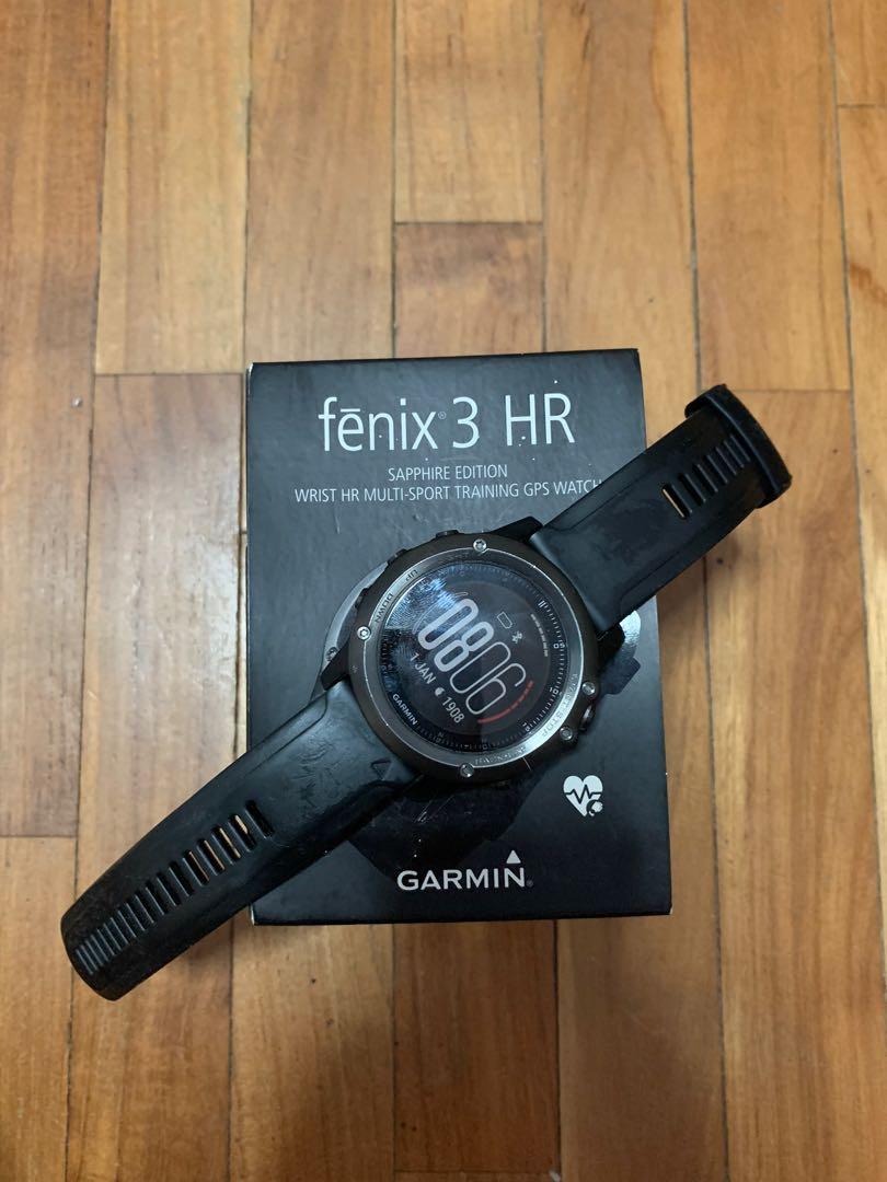 Fenix 3 hr sapphire edition best sale
