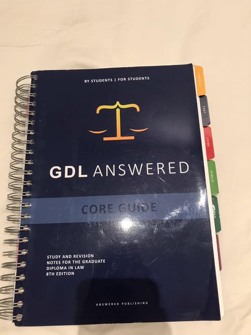 GDL Answered Core Guide (8th Edition), Hobbies & Toys, Books ...