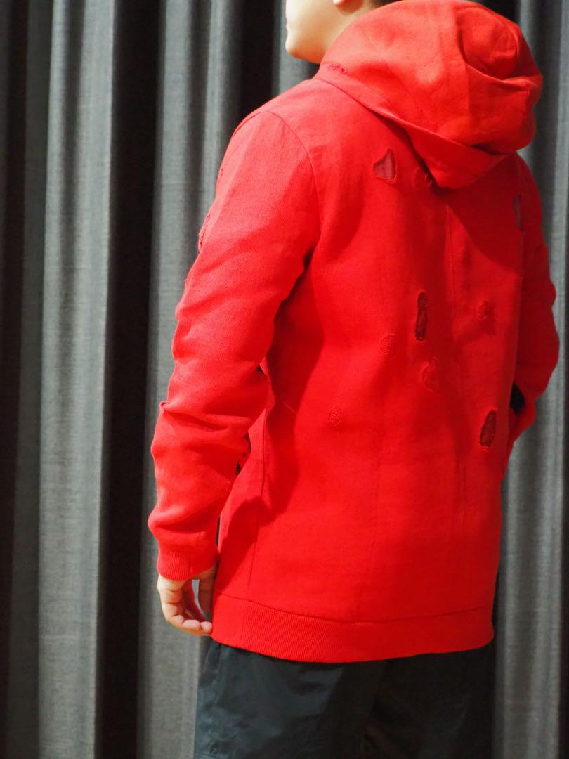 Givenchy red rottweiler deals hoodie