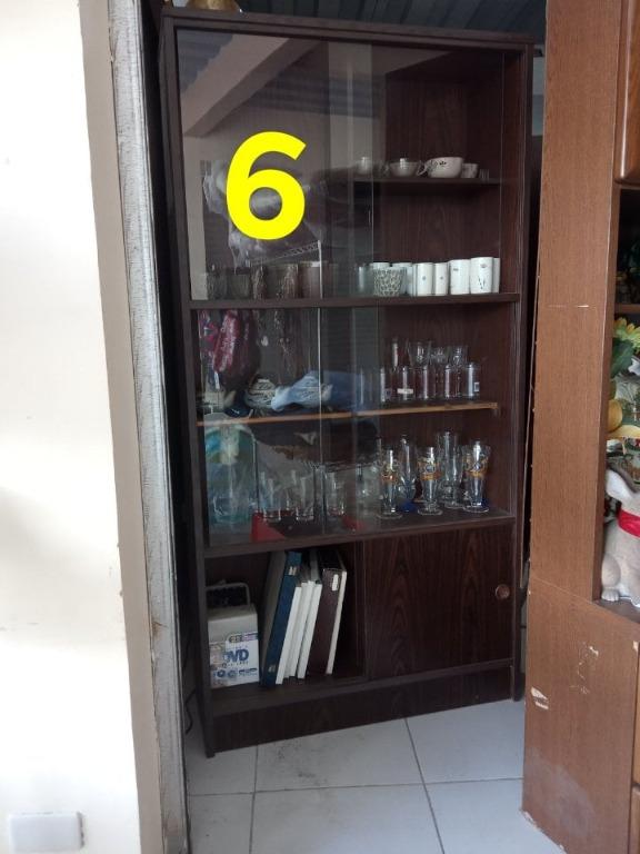 Glass Display Cabinet Shelf (Category: Shelves, Cabinets & Racks) located in Santa Rosa. Submitted by queenethrift (Listing ID 1085724728, Image 2). Description: Additional Information: - Items on display (glasses, plates, bowls, etc.) not included with the purchase. - Most products can be used in their current condition or are usable with some simple modifications, cleaning, or repairs. - Most products are high-quality goods made for use in Japa
