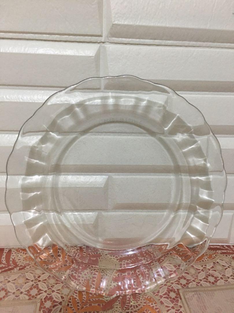 Glass Plate Arcoroc France Antiques Vintage Collectibles On Carousell