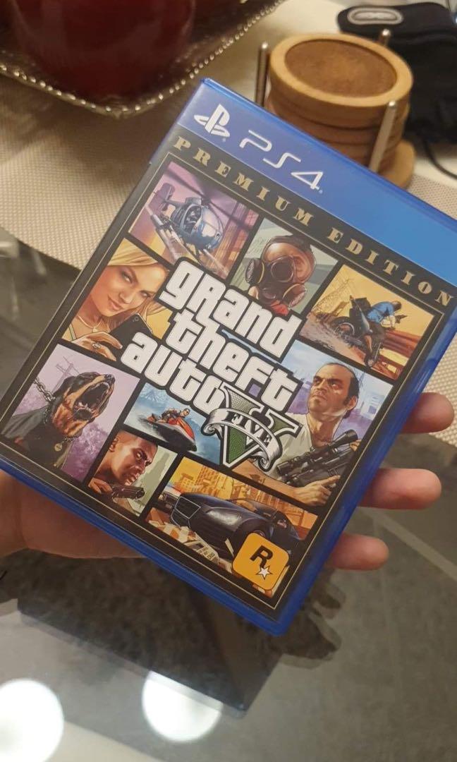 Gta 5 Grand Theft Auto 5 Premium Edition Ps4 Video Gaming Video Games Playstation On Carousell
