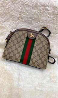 Gucci老花貝殼包 二手