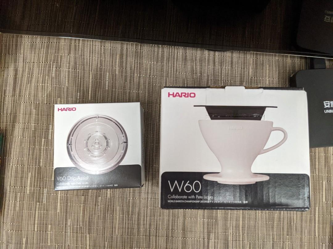 Hario X Pete Licata W60 And V60 Drip Assist Tv Home Appliances Kitchen Appliances Coffee Machines Makers On Carousell