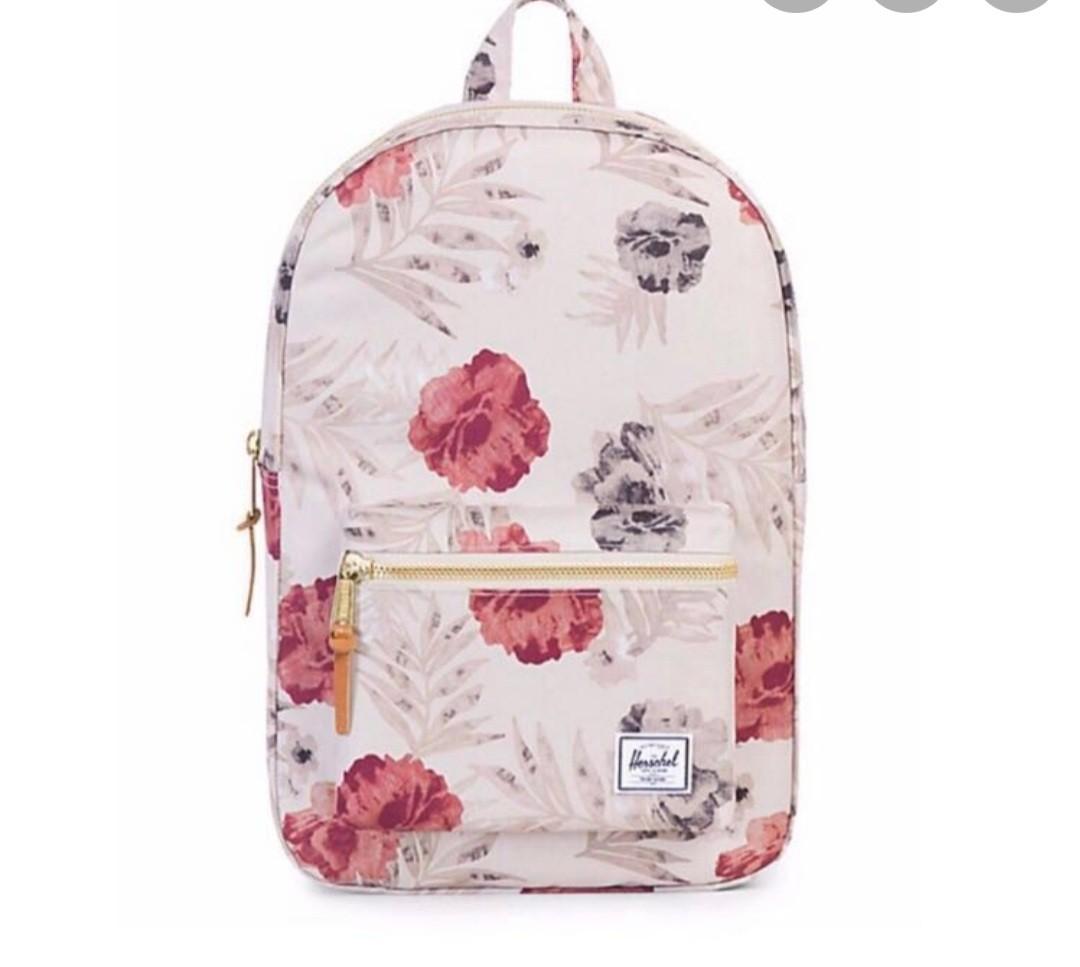 Herschel Pelican Floral Backpack Women s Fashion Bags Wallets Backpacks on Carousell