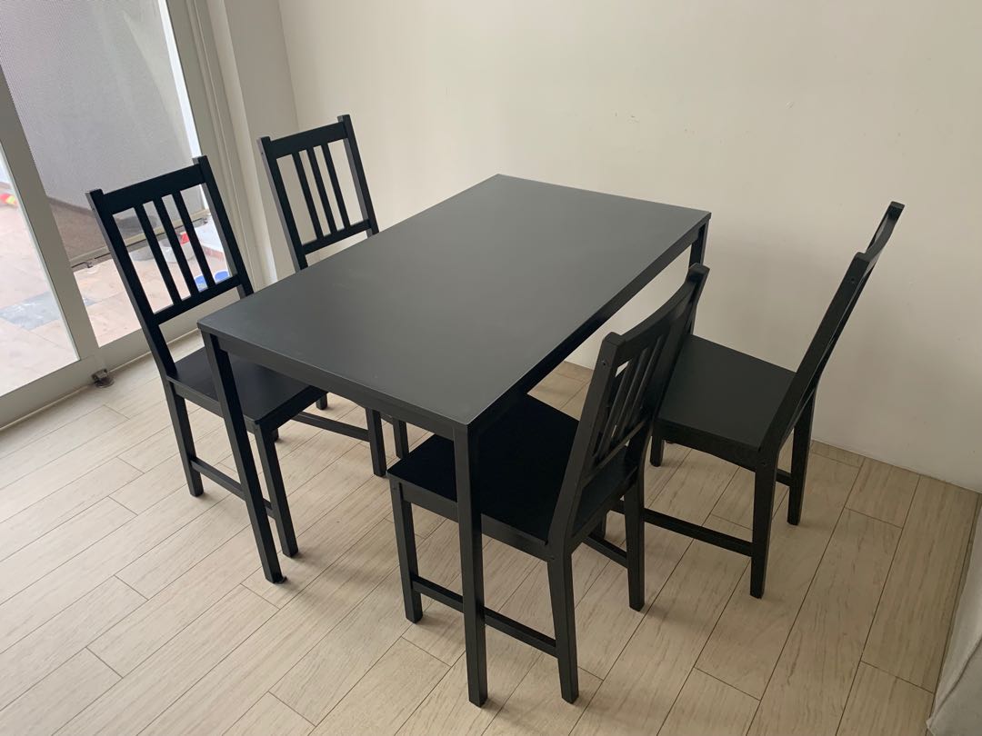 Ikea Dining Table And Chairs With Free, 7ft Dining Room Table And Chairs Ikea