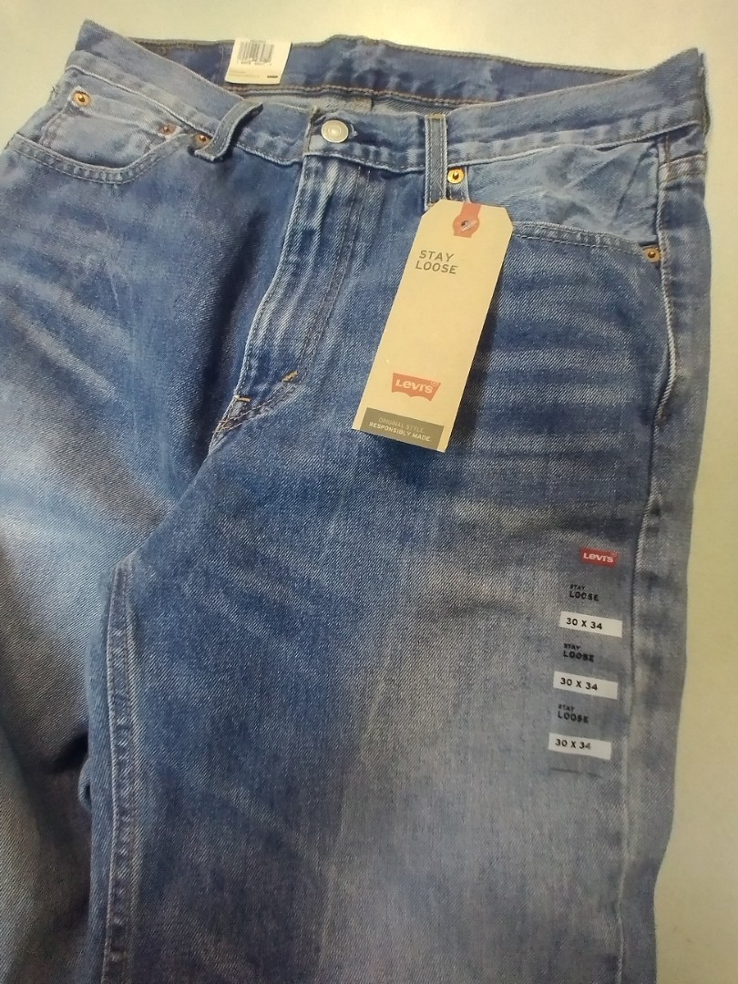 Levis Levi's Men's Stay Loose Denim Jeans 直腳牛仔褲男裝長褲w30*34