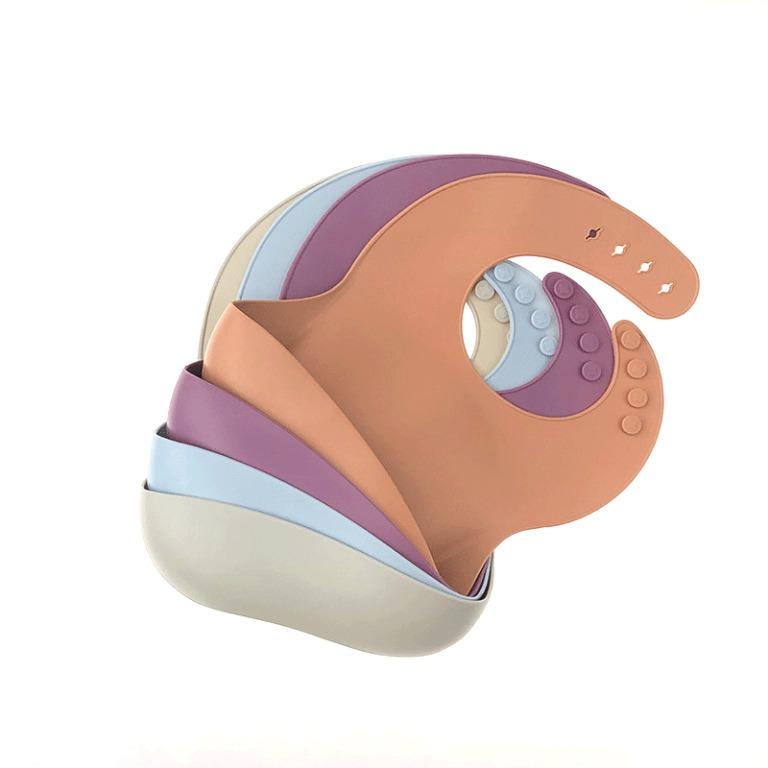 Lowest Price For High Quality 21 Custom Bpa Free Bebe Bavoir Impermeable Soft Food Grade Silicone Baby Food Feeding Bib Babies Kids Nursing Feeding Weaning Toddler Feeding On Carousell