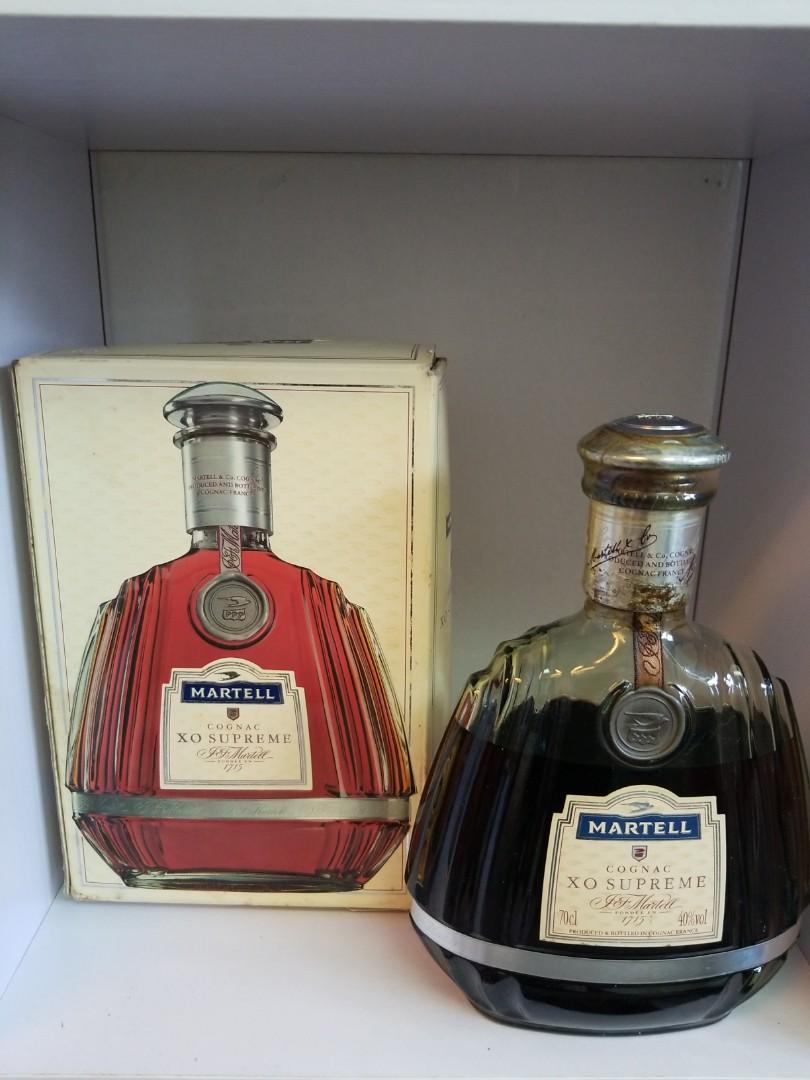 Martell cognac XO Supreme 70cl, 嘢食& 嘢飲, 酒精飲料- Carousell