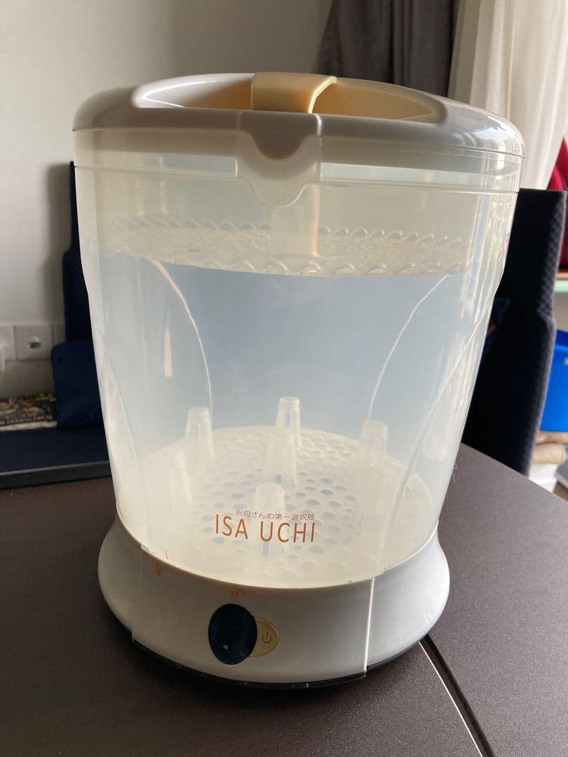 Milk sales bottle steriliser