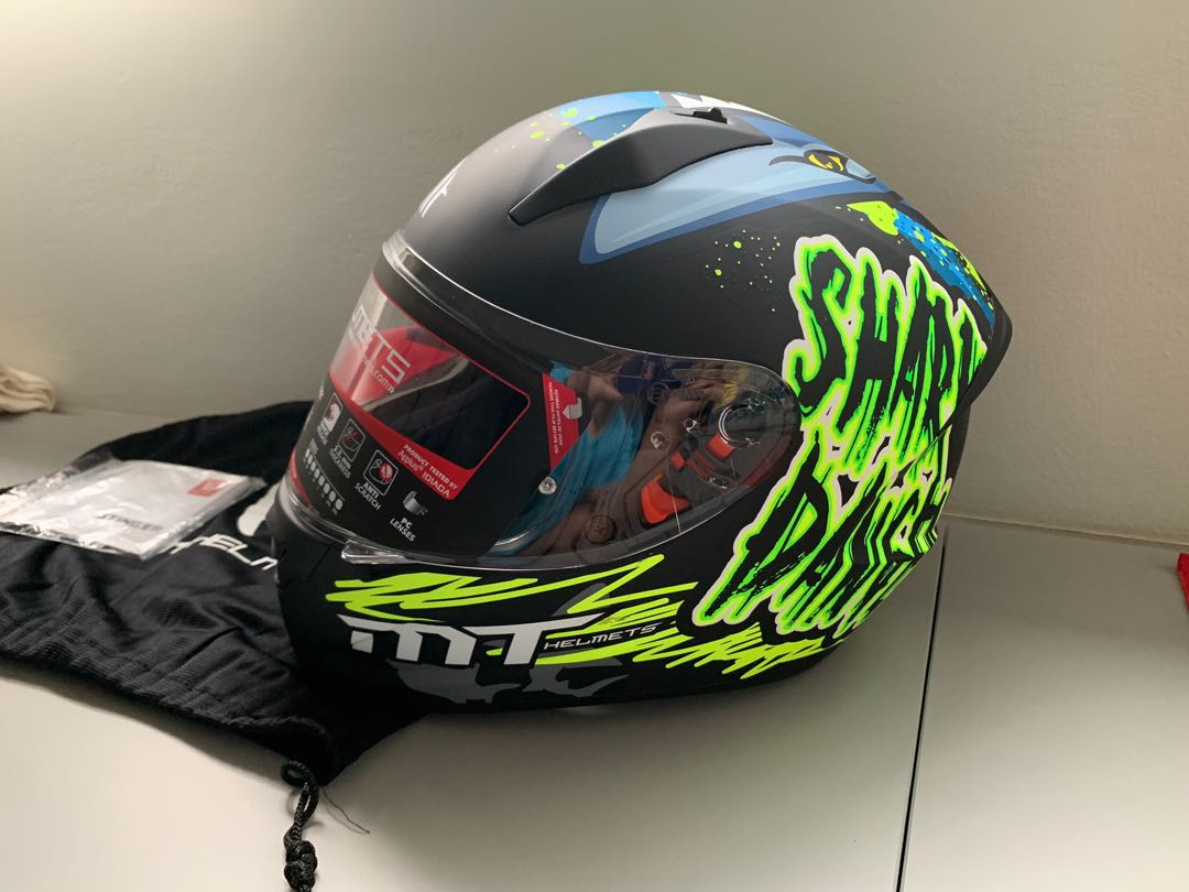 MT Helmets (Stinger Shell Sharks), Motorcycles, Motorcycle