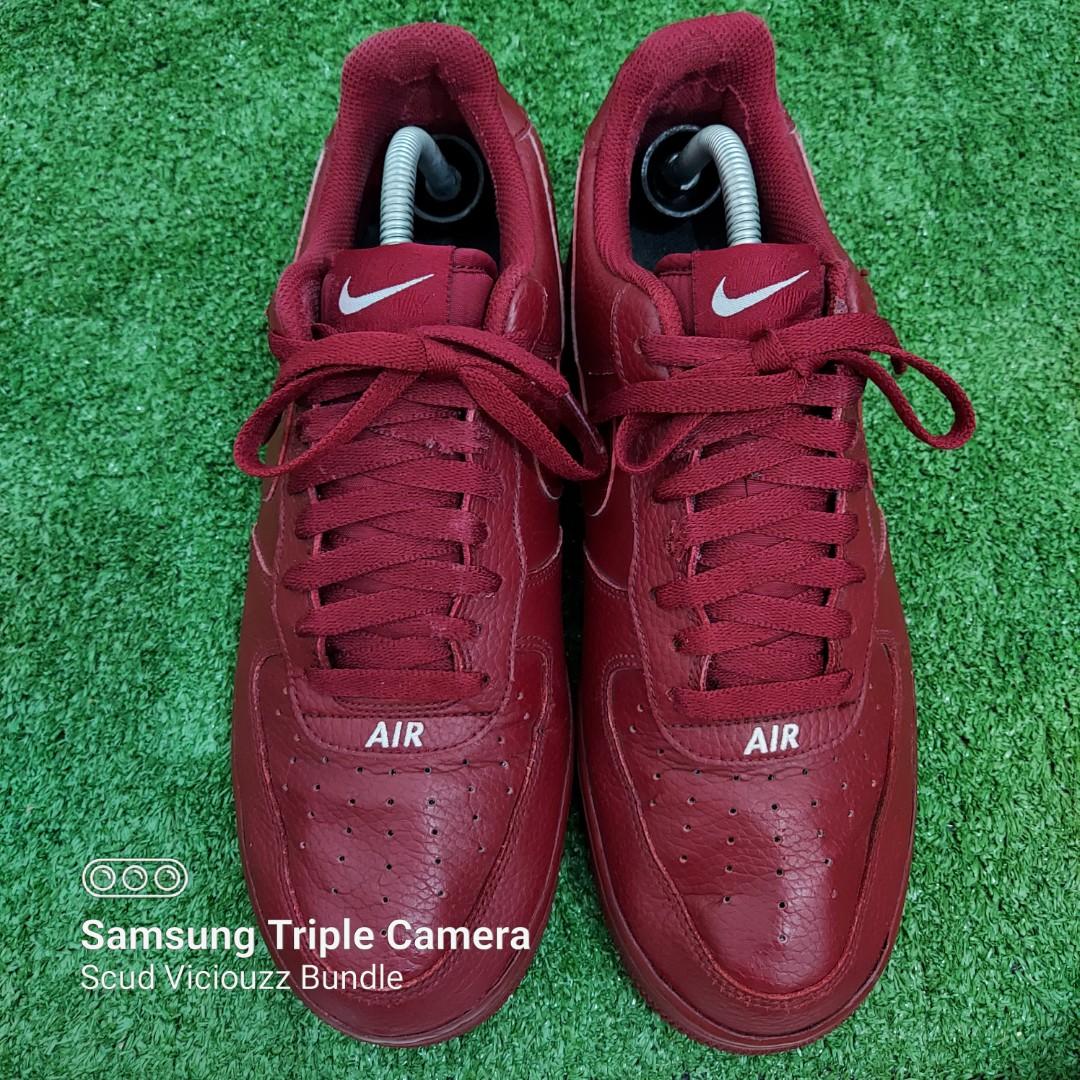 Air force 1 lv8 burgundy top