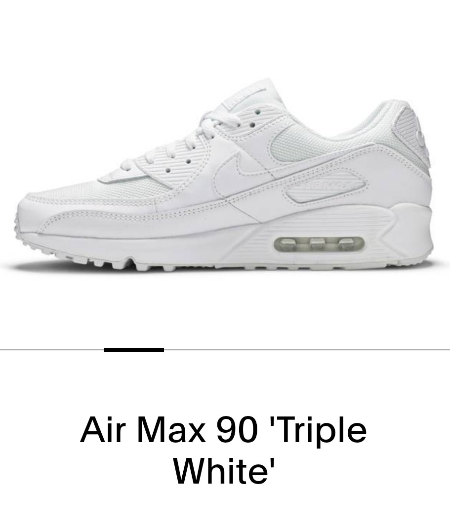 air max 90 triple white