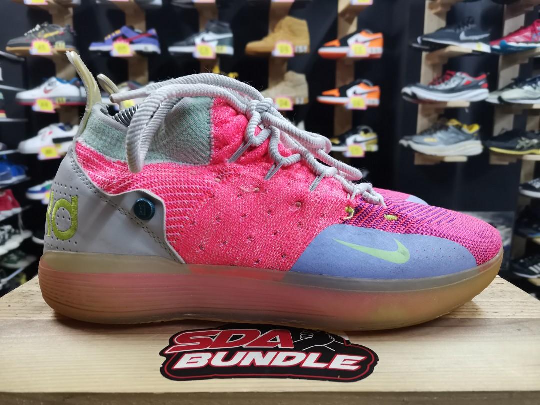 Nike Zoom KD 11 EBYL Hot Punch Lyme Blust Pure Platinum Men s Fashion Footwear Sneakers on Carousell