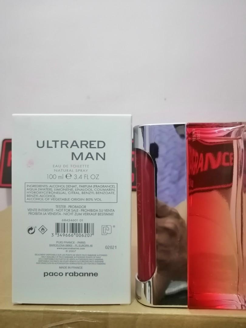 Ultrared by paco rabanne eau 2025 de toilette spray 3.4 oz