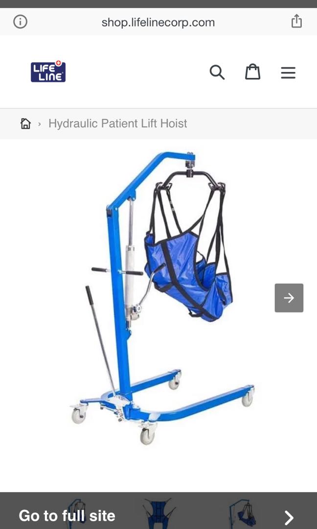 Patient Lifter, Health & Nutrition, Assistive & Rehabilatory Aids