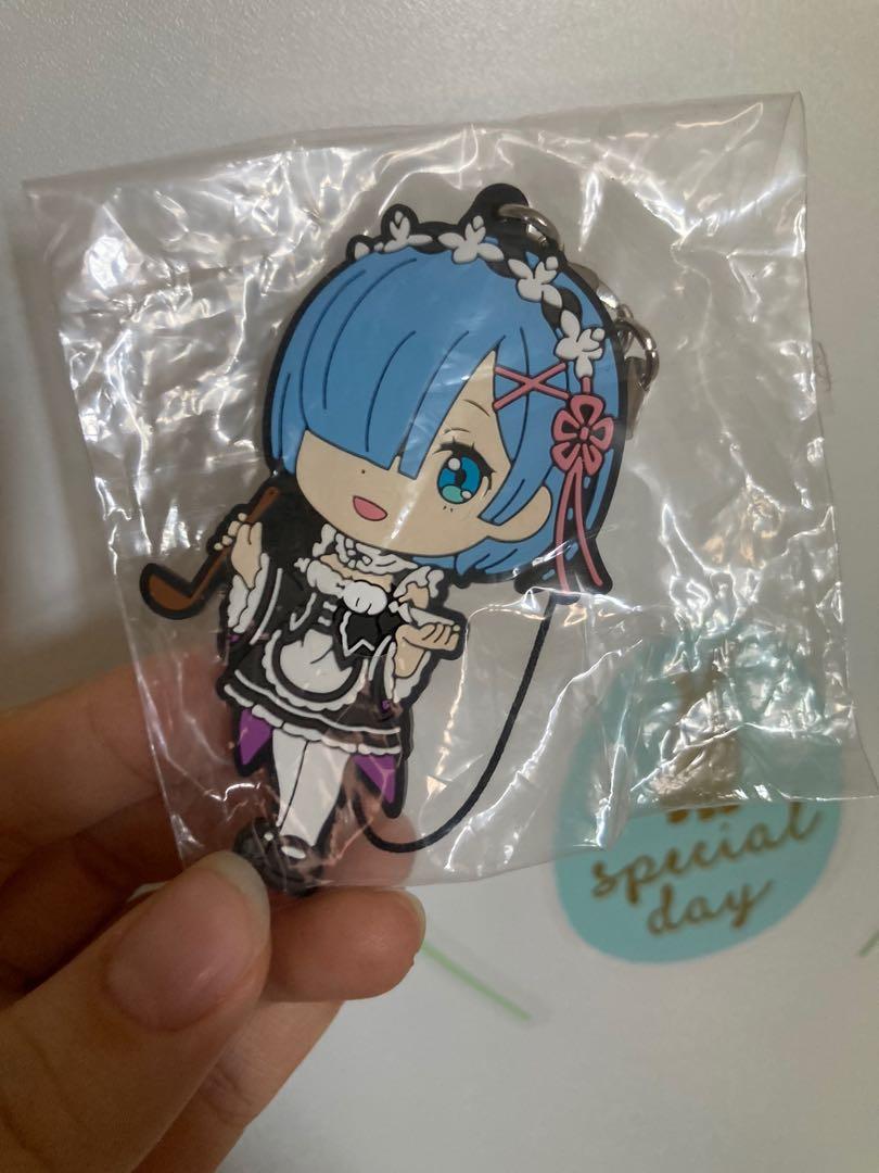包郵全新 Re從零開始的異世界生活re 0 Re Zero 雷姆rem 吊飾一番賞膠扣 興趣及遊戲 玩具 遊戲類 Carousell