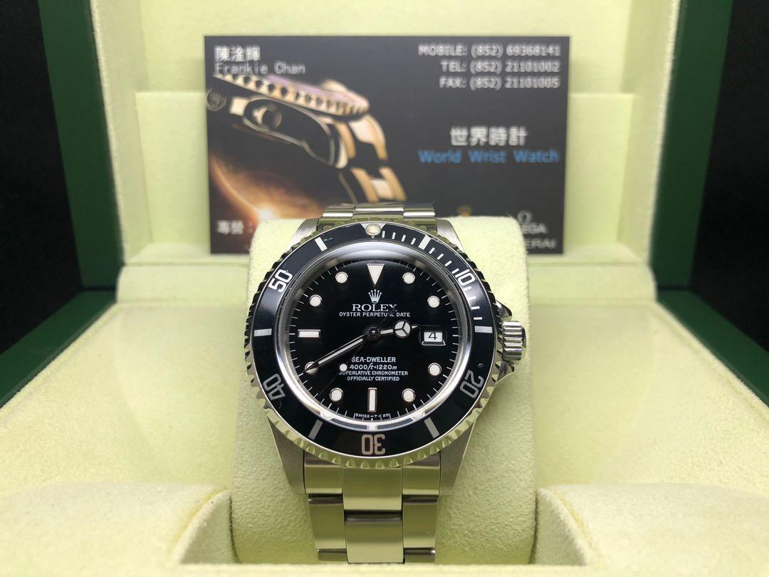 Rolex SeaDweller 16600 T25面, 名牌, 手 