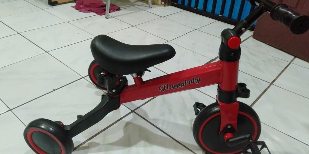 Sepeda skuter balance bike 3 in 1 Roda 3, Olah Raga, Sepeda di Carousell