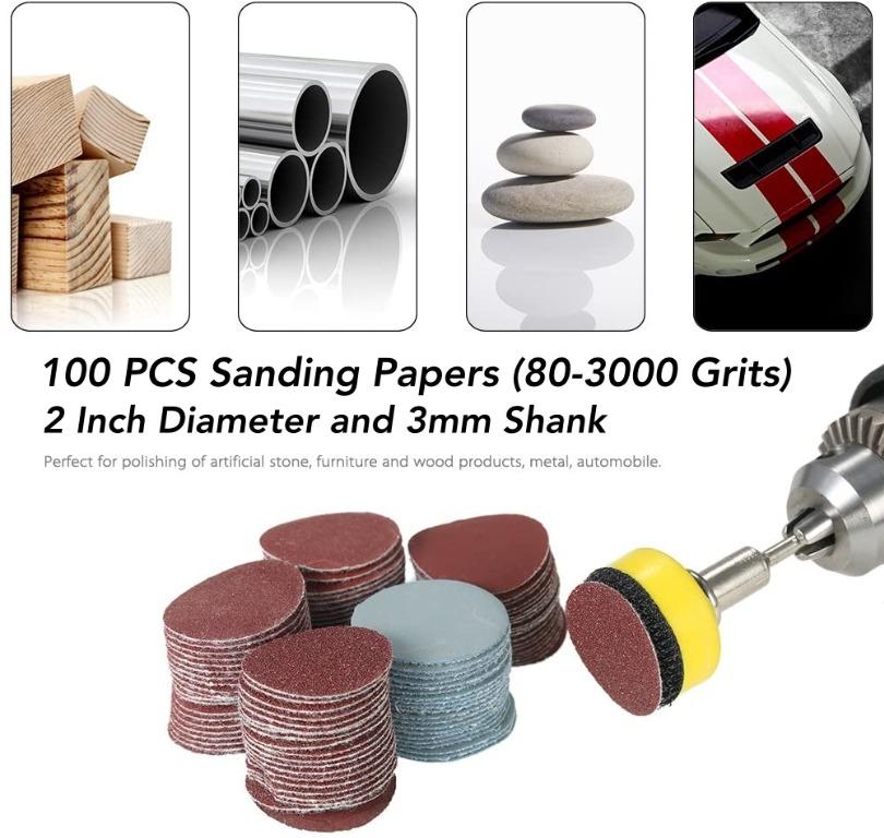 Rotary tool outlet sanding discs