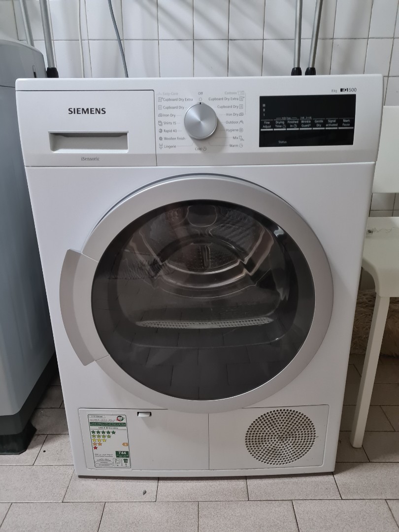 Siemens iq500 8kg Condenser dryer, TV & Home Appliances, Washing