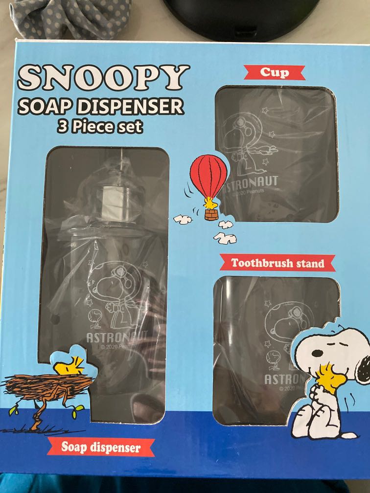 Snoopy Bathroom Set, Furniture & Home Living, Bathroom & Kitchen
