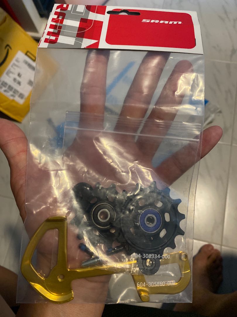 Galets De Dérailleur SRAM XX1 Eagle - Kit 12 Vitesses Avec Chape Intérieure - 14 Et 12 Dents