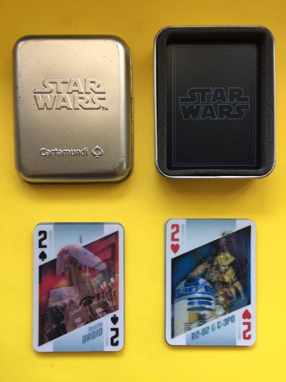 Star Wars 3d Playing Cards W Collectible Embossed Tin Cartamundi 2011 Sm291 for sale online 