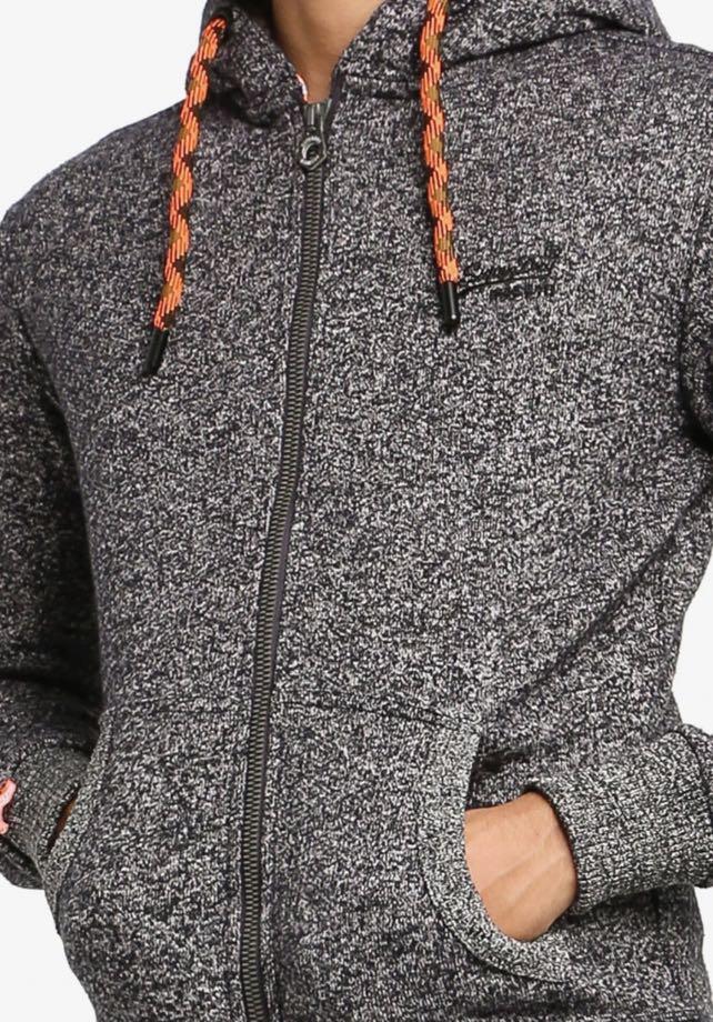 Orange label mountain zip top hoodie