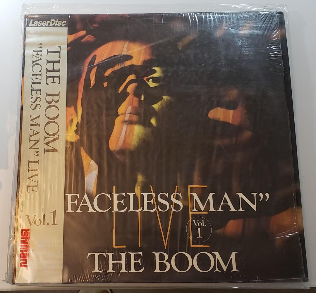 送料無料キャンペーン MAN FACELESS BOOM THE LIVE 收藏品及紀念品 興趣及遊戲, LD, ミュージック