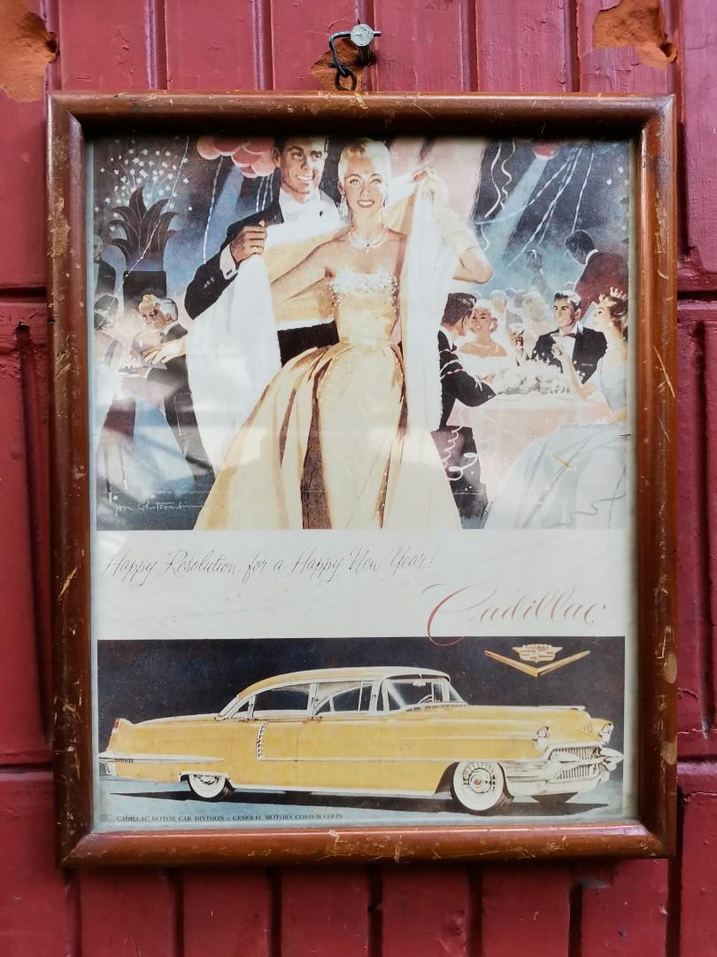 Vintage Cars Advertisement Signage, Hobbies & Toys, Memorabilia