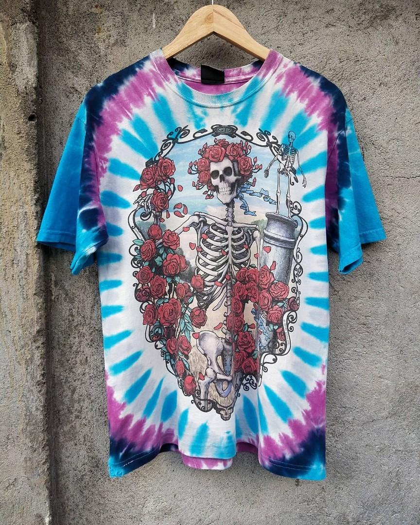 Vintage Grateful Dead 1995 aop / all over print tie dye, Hobbies 