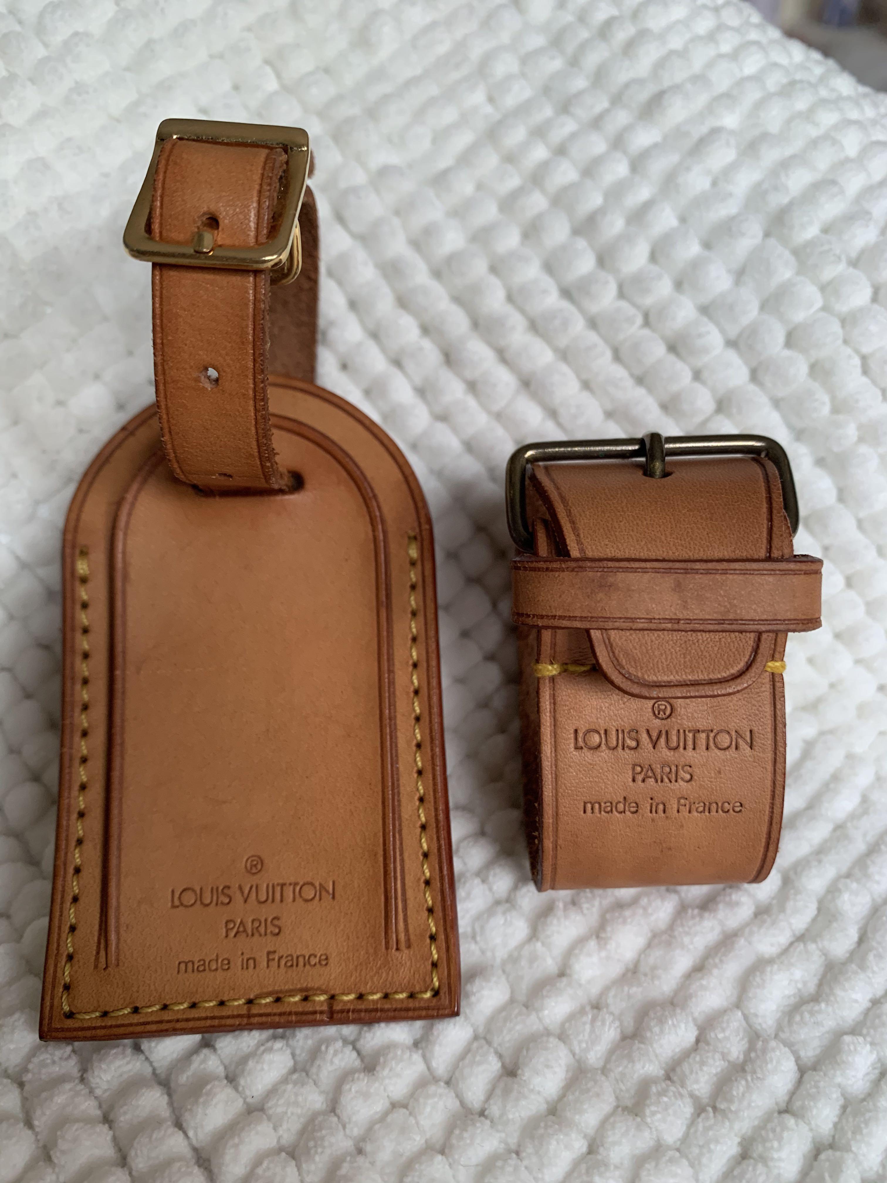 Louis Vuitton Luggage Tag Red Calfskin Authentic France UEC 🎊 – PoshBagShop