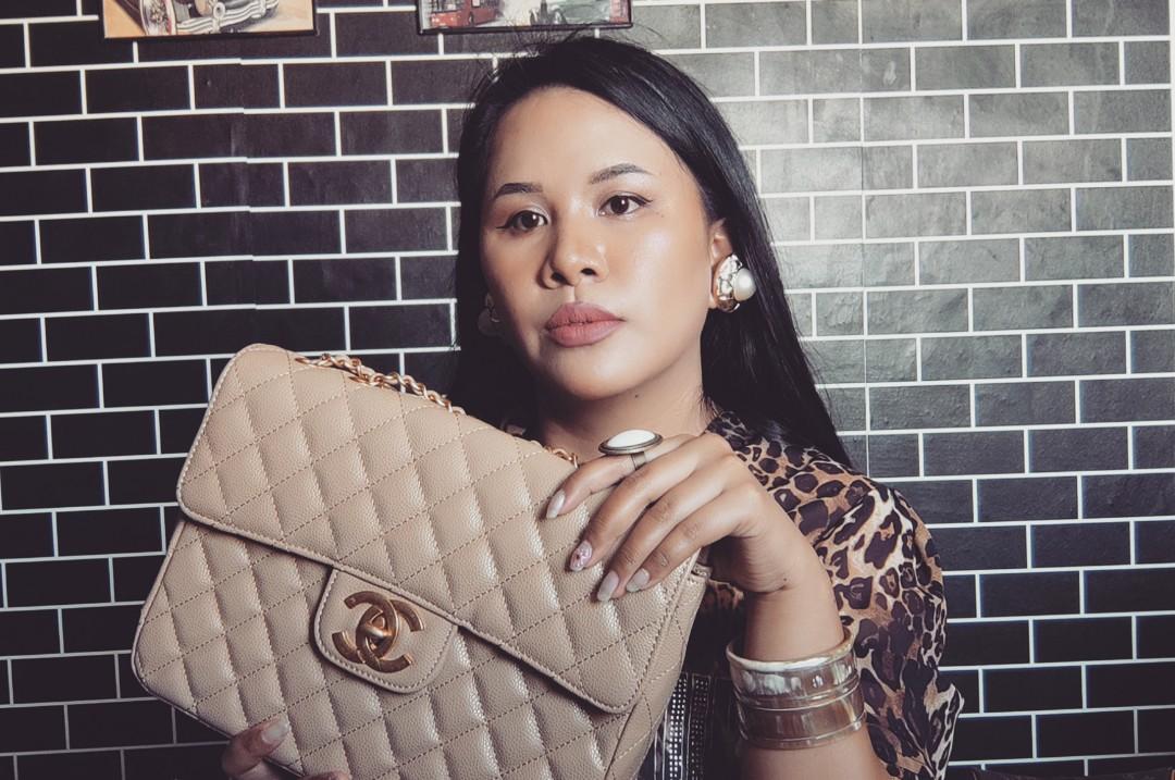 VIP Chanel Flap Jumbo Caviar Beige, Luxury, Bags & Wallets on
