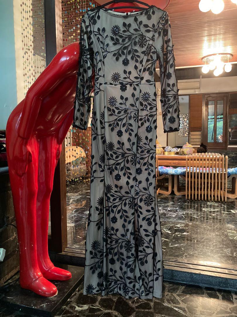 Zalia embellished sales mermaid dress