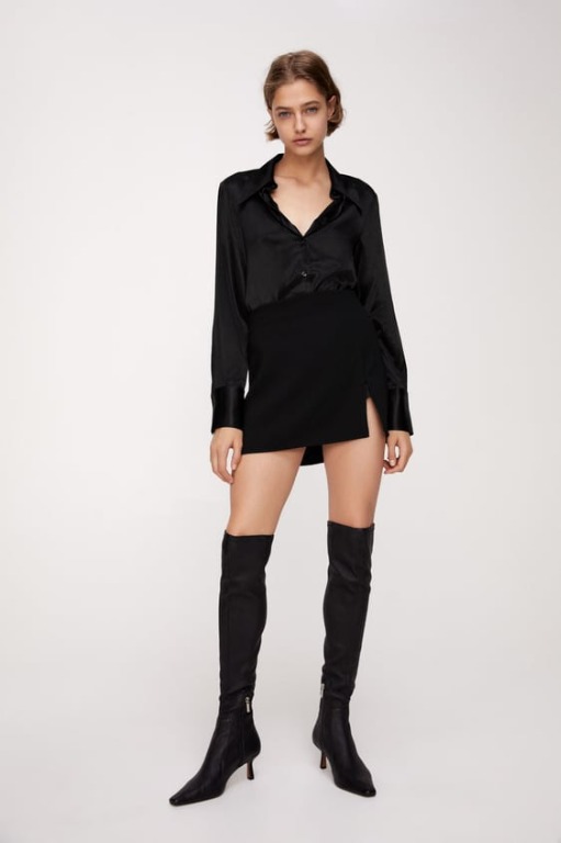 Zara skirt with split