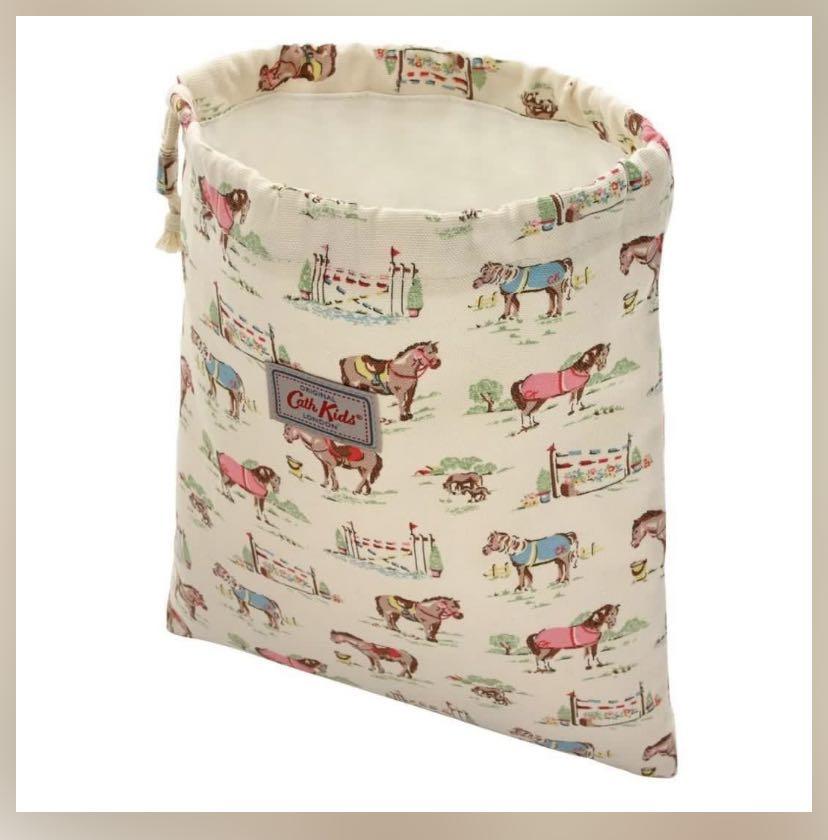 100 Original Cath Kidston Pony Drawstring Bag