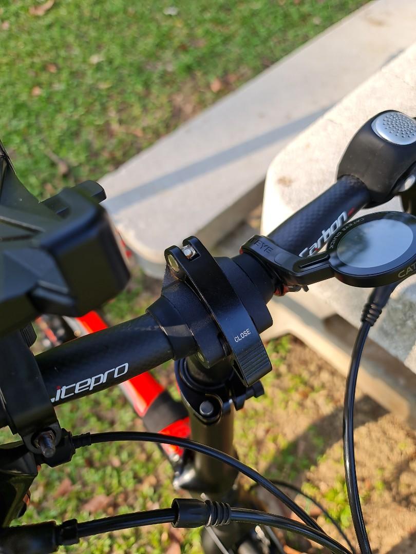 2020 carbon frame Sava Z1 Volck 9 speed 20 folding bicycle foldie bike with many accessories Lightweight fast. Bike in good condition see and try to believe Sports Equipment Bicycles