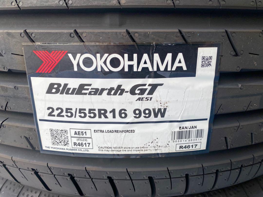 225 55 16 Yokohama Bluearth Gt Ae51 Car Accessories Tyres Rims On Carousell