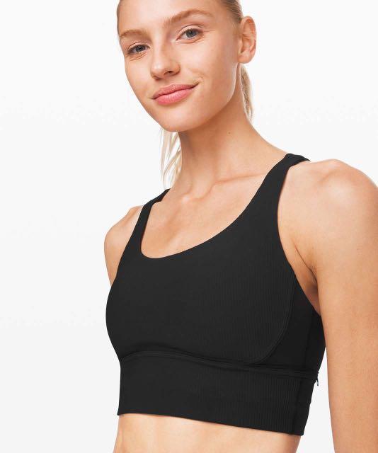 4) Lululemon Ribbed Energy Bra Long