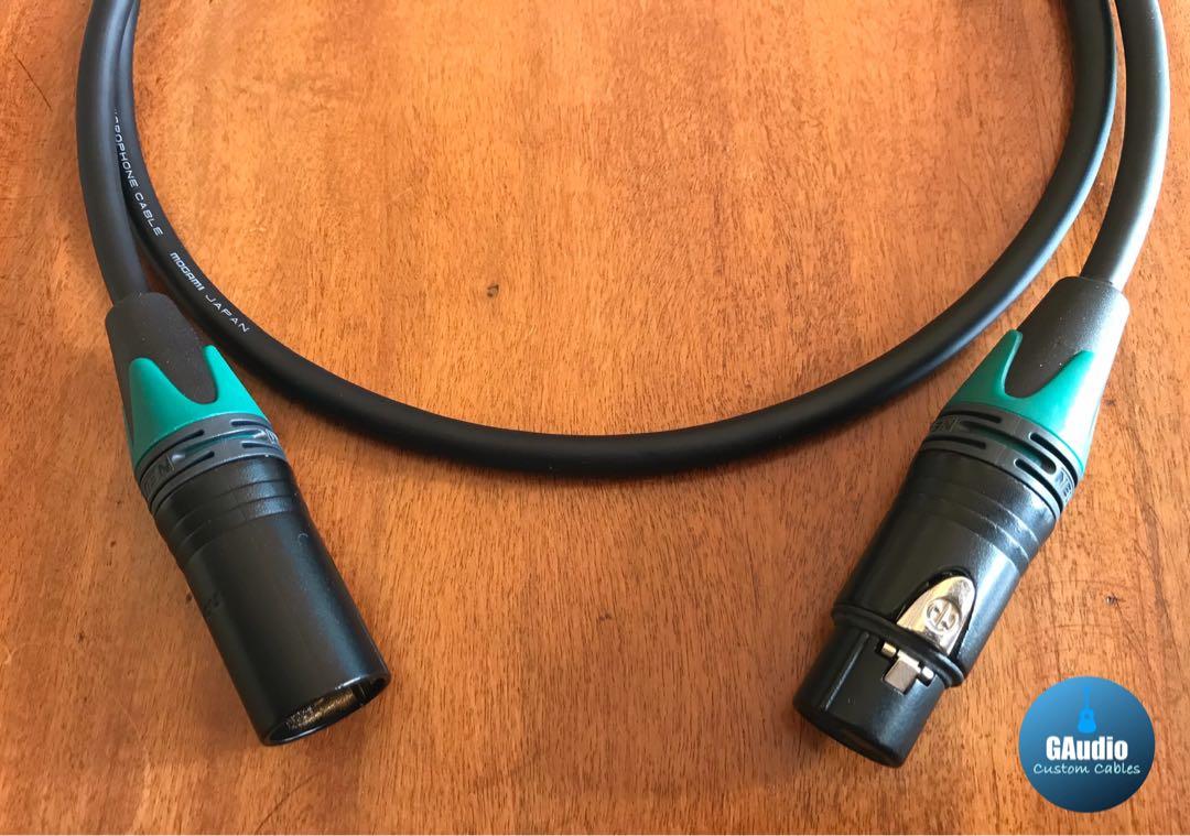 Custom Mogami Gold Microphone Cable, Hobbies & Toys, Music & Media