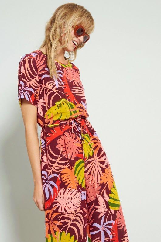 Banana sales print jumpsuit