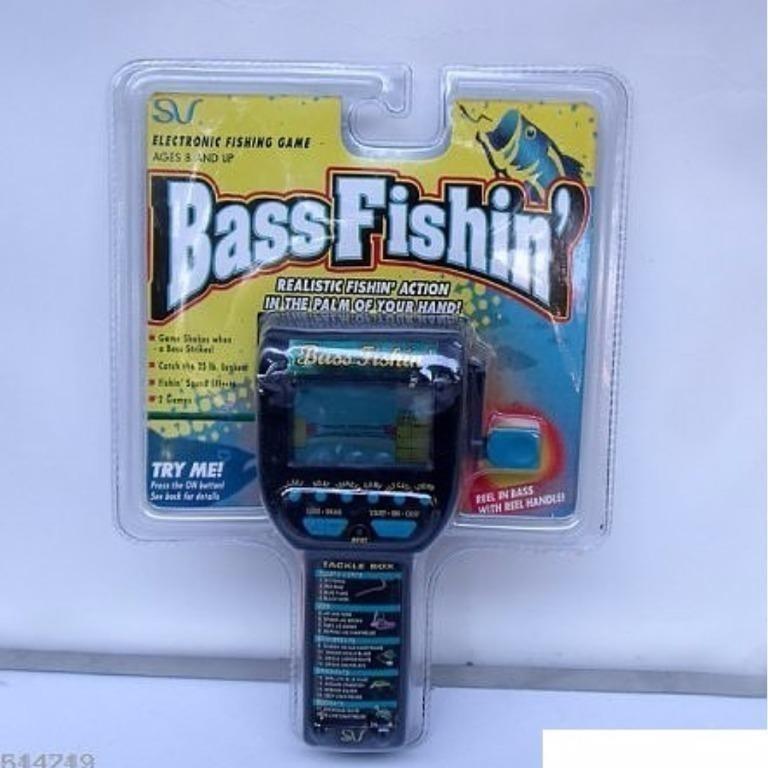 超激レア LUNKER BASS 釣魚遊戲機 完動品 MINT 90s 00s Amazon.com: Radica Lunker Bass Fishin' 1997 年電子遊戲: 玩具和遊戲